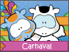 Cowco y amigos usan mscaras el da de carnaval