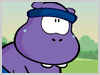  Wippo hace ejercicio persiguiendo una torta. nimo! T puedes! 