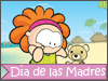  Wamba practica ser mamá con su osito. Ser mamá se dice fácil, pero requiere de un gran esfuerzo ¡Feliz día de las madres! 