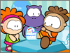  Cowco, Wippo y Wamba visitan a Wero en el hospital. Mis mejores deseos para ti. 