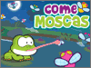 Wibbit salta para comer moscas sobre el estanque. Acompalo y marquen un nuevo rcord.