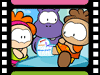 Cowco, Wippo y Wamba visitan a Wero en el hospital