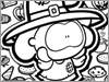 Wamba tiene miedo en halloween