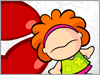 Wamba pinta un beso en la pantalla