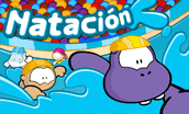 Natacion::Selecciona tu personaje favorito y házlo llegar a la meta antes que los demás para ser el vencedor en este divertido juego deportivo. Selecciona tu personaje favorito y házlo llegar a la meta antes que los demás para ser el vencedor en este divertido juego deportivo.