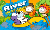 River rafting::Ayuda a Cowco y amigos a pasar a través del río en el menor tiempo posible Ayuda a Cowco y amigos a pasar a través del río en el menor tiempo posible